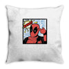 bang pop art Throw Pillow