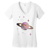 Cute Cosmos Women's V-Neck T-Shirt