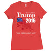 trump 2016 election make america great again Ladies Fitted T-Shirt