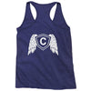 letter c with wings Racerback Tank