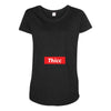 Thicc Hypebeast Maternity Scoop Neck T-shirt