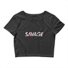 Martinez Twins savage Crop Top