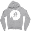 moon alien predator Zipper Hoodie
