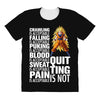 super saiyan quitting is not All Over Women's T-shirt