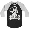 personalized paw halo 3/4 Sleeve Shirt