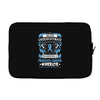 Never Underestimate the Strength of a Prostate Cancer Warrior Laptop sleeve