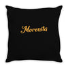 morenita Throw Pillow