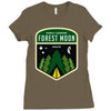 forest moon Ladies Fitted T-Shirt