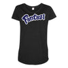 fantasi simple Maternity Scoop Neck T-shirt