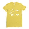 chicken say ciit cit Ladies Fitted T-Shirt