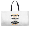 Super Cool Grandson Of A Freaking Awesome Grandma Weekender Totes