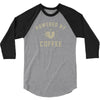 powered by coffee 3/4 Sleeve Shirt