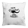 New Grandad 2018 Rokie Dept. Throw Pillow