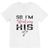 i stole her heart V-Neck Tee