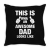 new daddy christmas funny Throw Pillow