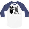 old school rock 3/4 Sleeve Shirt