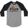 pizza is my valentine 56 3/4 Sleeve Shirt