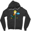 part time job   aquarium Zipper Hoodie