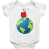 Snoopy Fishing Baby Bodysuit