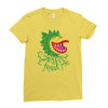 feed me Ladies Fitted T-Shirt