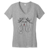 Pablo Picasso War And Peace 1952 Women's V-Neck T-Shirt