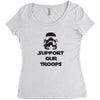 support our troops Women's Triblend Scoop T-shirt