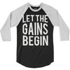 let the gains begin 3/4 Sleeve Shirt
