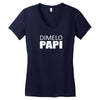 dimelo papi nicky jam reggaeton regueton Women's V-Neck T-Shirt