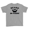 mens beard Youth Tee