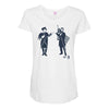 fist bump for liberty Maternity Scoop Neck T-shirt