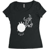 crazy cow Women's Triblend Scoop T-shirt
