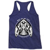why do we fall, so we can learn to pickup ourselves up black Racerback Tank