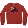 this girl loves pizza Crewneck Sweatshirt