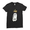 don't be a dick Ladies Fitted T-Shirt