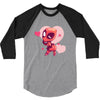 KISS ME PLEASE 3/4 Sleeve Shirt