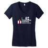 case ih farm center line Women's V-Neck T-Shirt