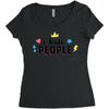I Hate People Women's Triblend Scoop T-shirt
