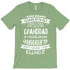 Super Cool Granddad Of A Freaking Awesome Granddaughter T-Shirt