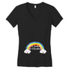 You're Looking At A Rainbow Women's V-Neck T-Shirt
