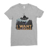 I Want to Leave Ladies Fitted T-Shirt