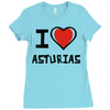 i love asturias Ladies Fitted T-Shirt