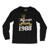 kings are born in 1988 Long Sleeve Shirts