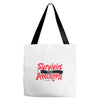 survivin' Tote Bags
