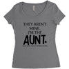 the cool fun and favorite aunt Women's Triblend Scoop T-shirt