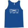 eat sleep code Tank Top