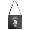 space skeletons in outer space Adjustable Strap Totes