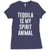 tequila is my spirit animal Ladies Fitted T-Shirt