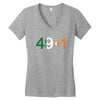 conor stop him at 49 1 Women's V-Neck T-Shirt