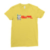 may the panda force be with you Ladies Fitted T-Shirt