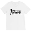 no fat chicks V-Neck Tee